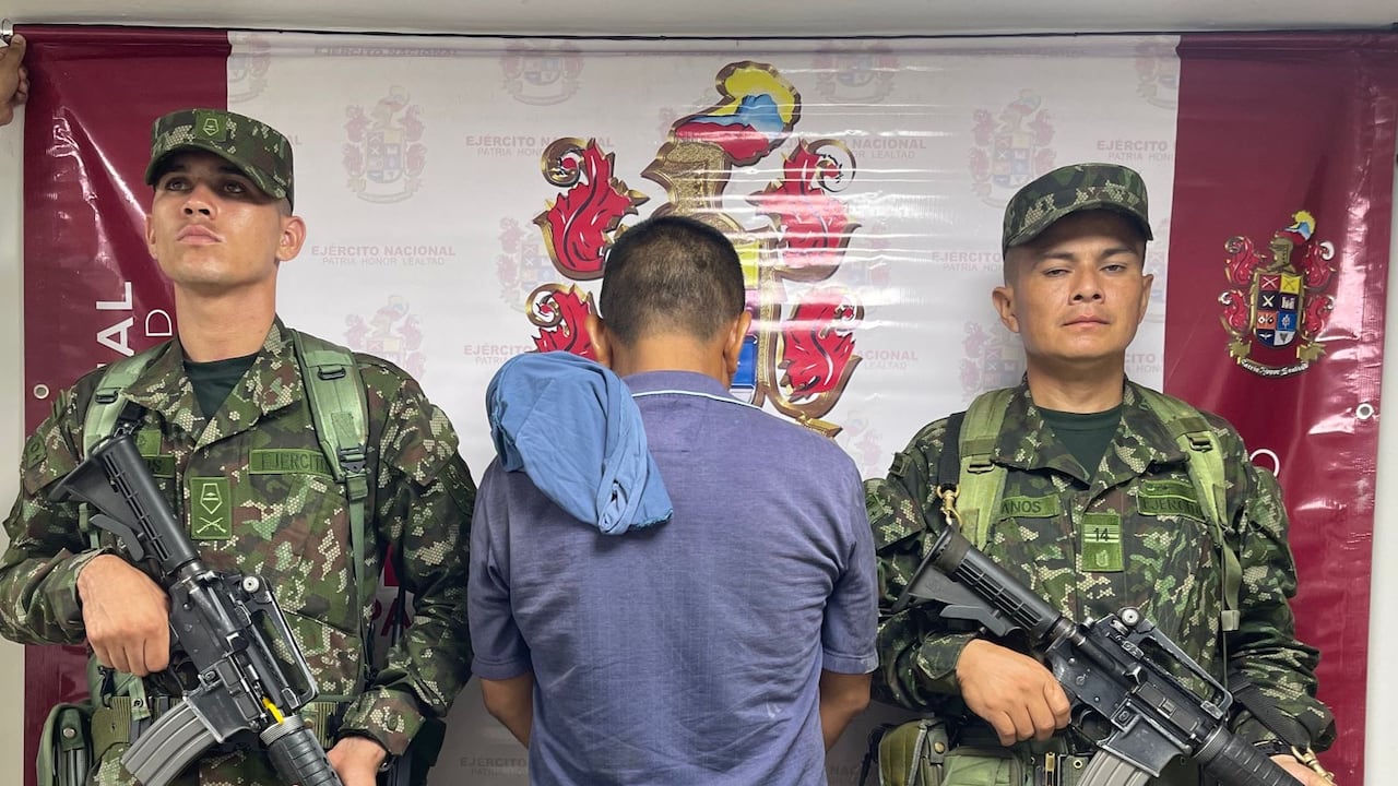 Capturado disidente de las Farc con más de 600 millones de pesos en efectivo.