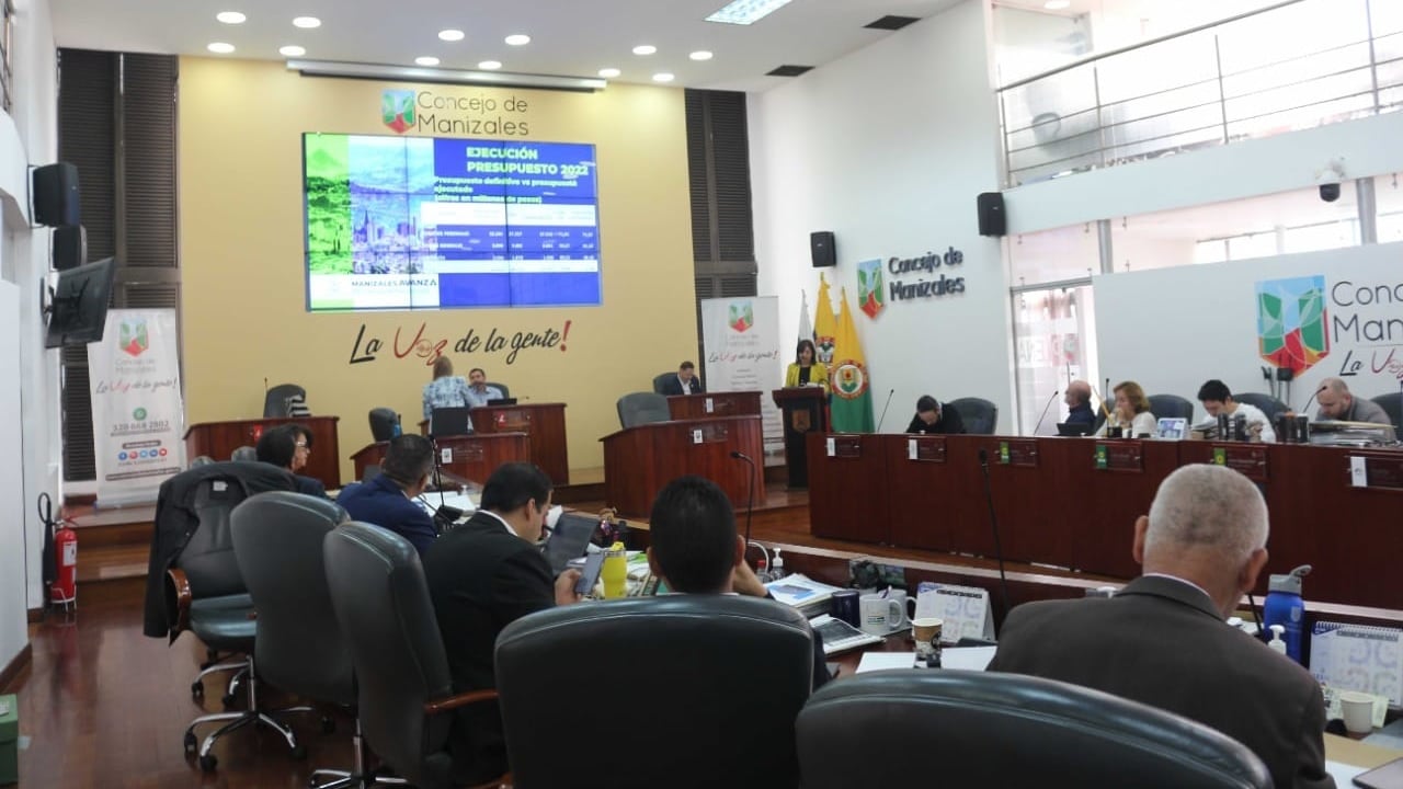 Plenaria del Concejo de Manizales