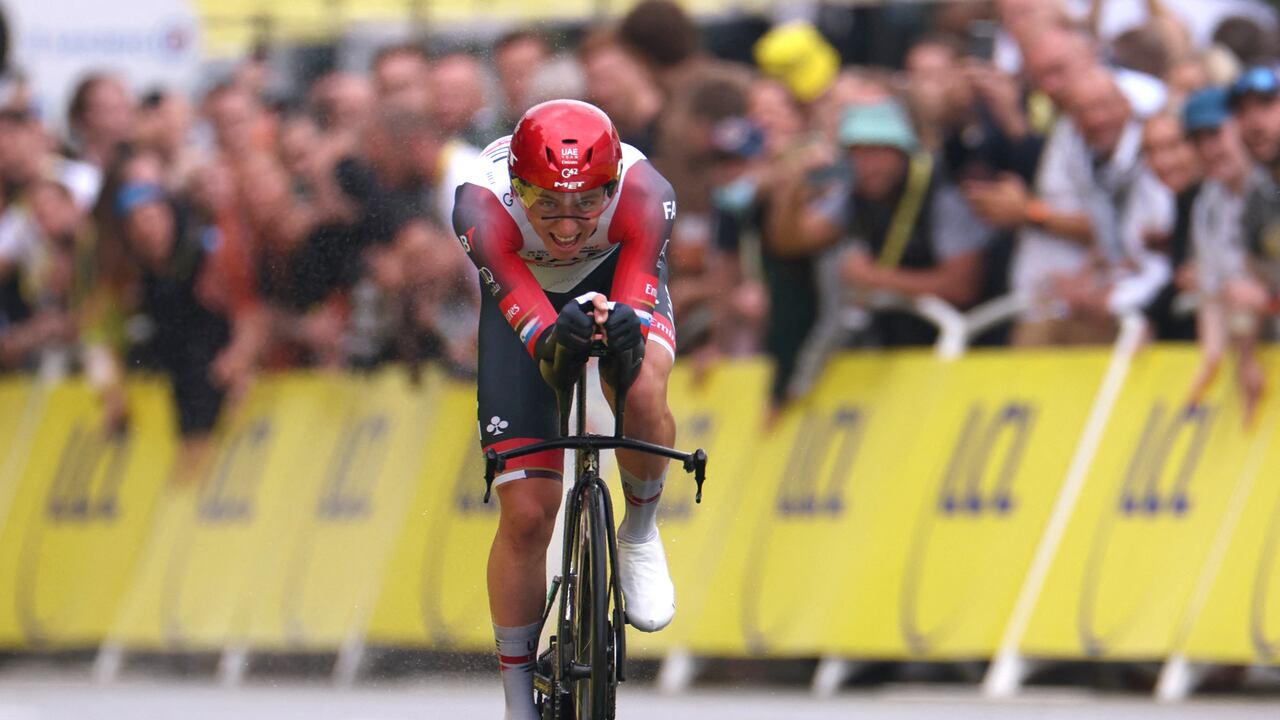 El esloveno cumplió en la primera etapa del Tour de Francia.
