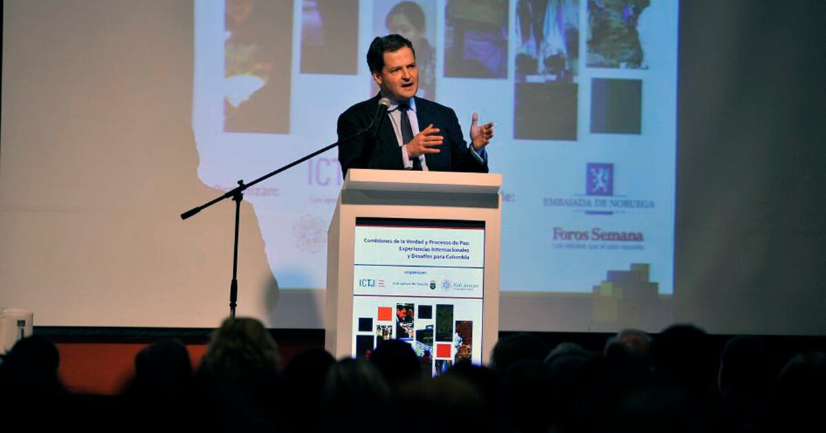 El excomisionado Sergio Jaramillo. 