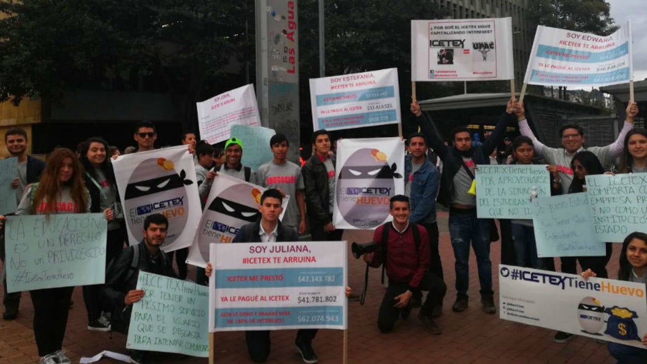 Foto: Estudiantes deudores del Icetex.