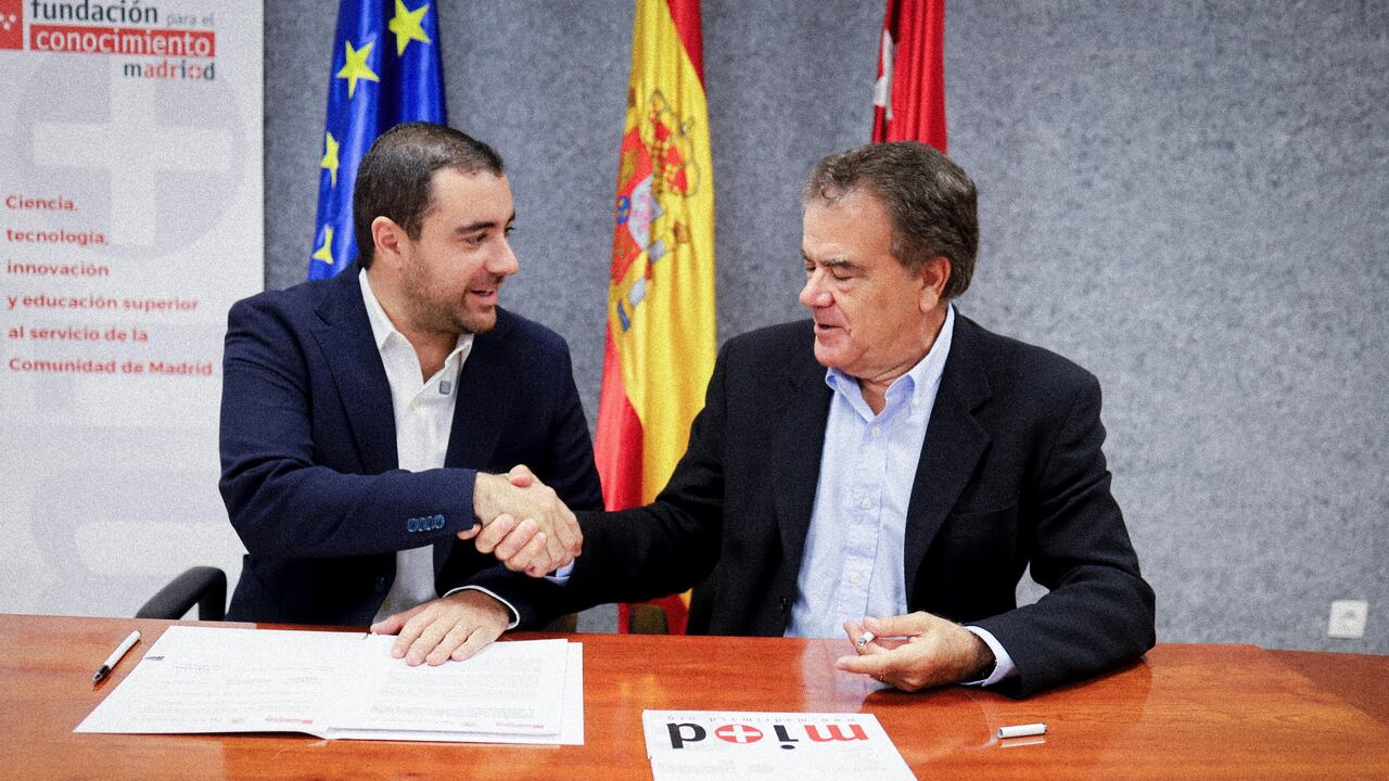 Yamil Arana, gobernador de Bolívar, en España.