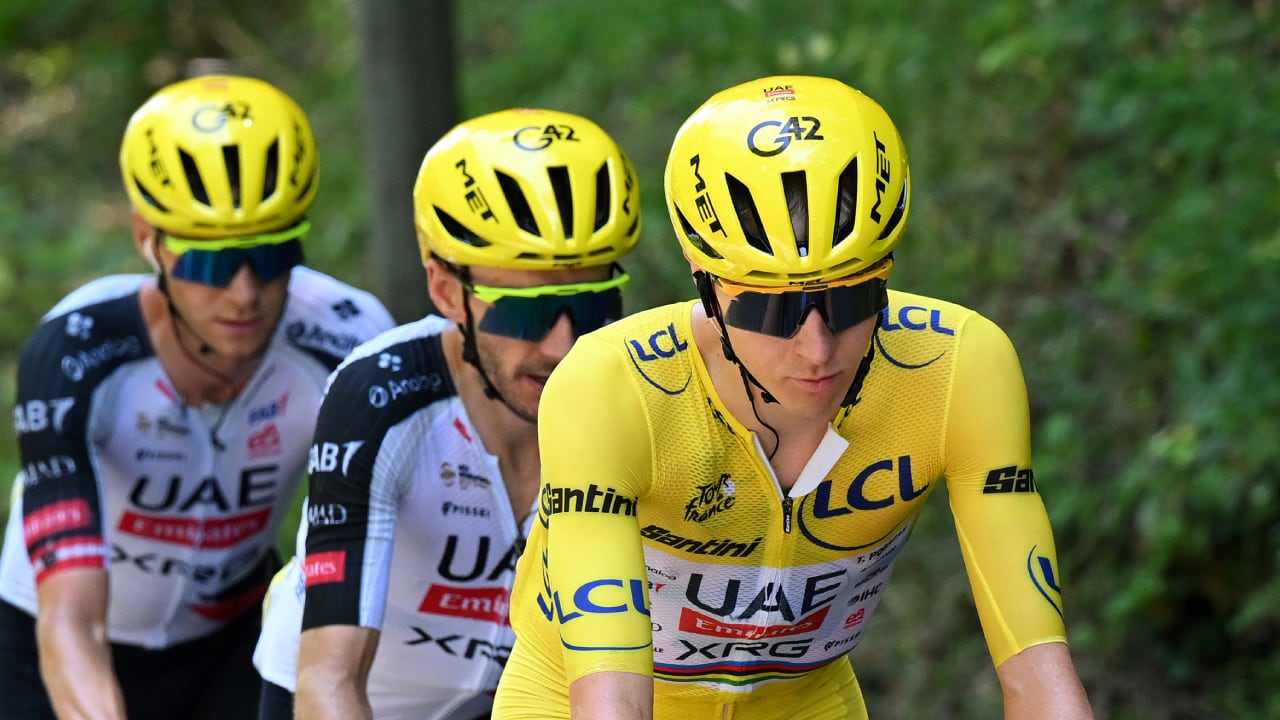 Tadej Pogačar cedió la camiseta amarilla en la etapa 4 del Tour de Francia.
