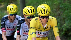 Tadej Pogacar cedió la camiseta amarilla en la etapa 4 del Tour de Francia.
