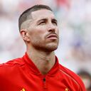 Sergio Ramos durante el Mundial de Rusia 2018