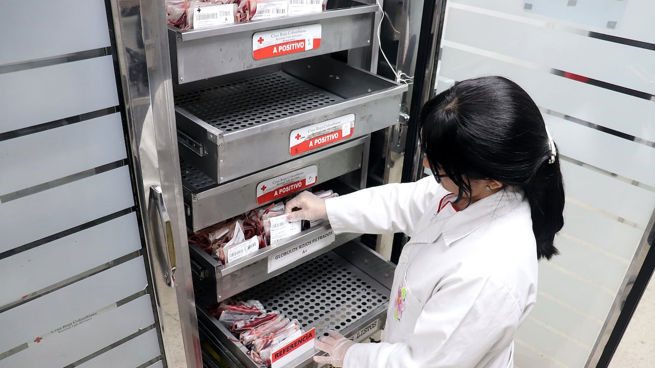 Banco de Sangre de la Cruz Roja en Cali.