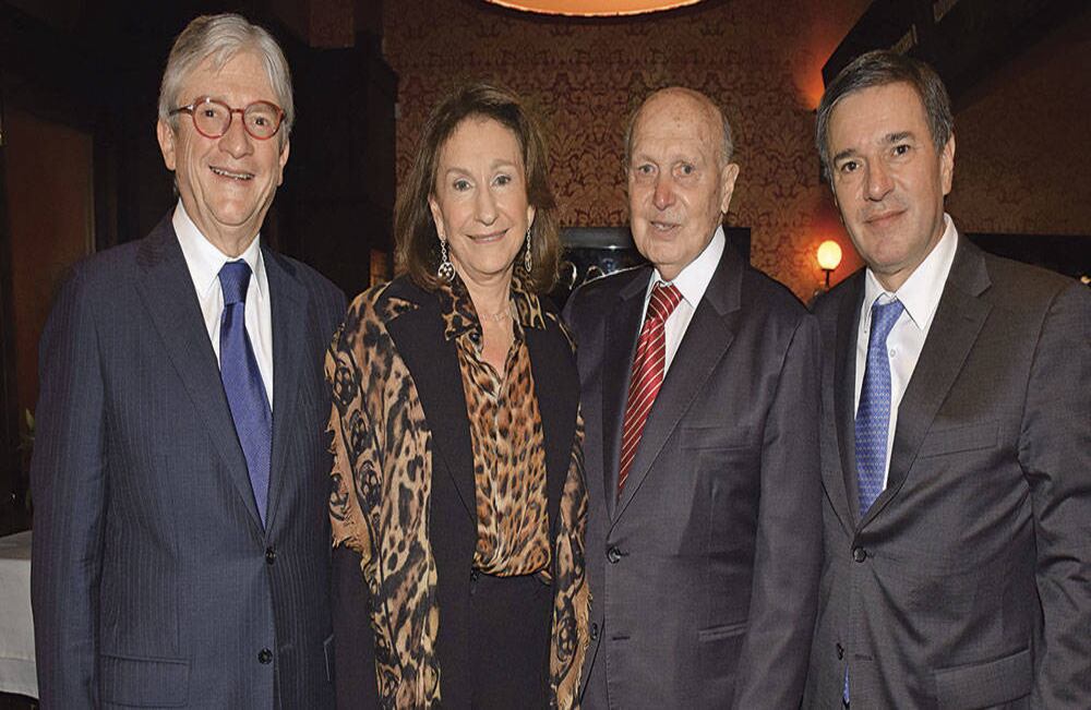 Carlos Antonio Espinosa, Anita Krell , Camilo Cabrera y Santiago Cabrera.
