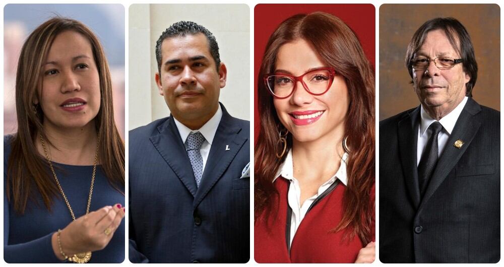 Carolina Corcho, Alejandro Chacón, Catherine Juvinao, César Lorduy.