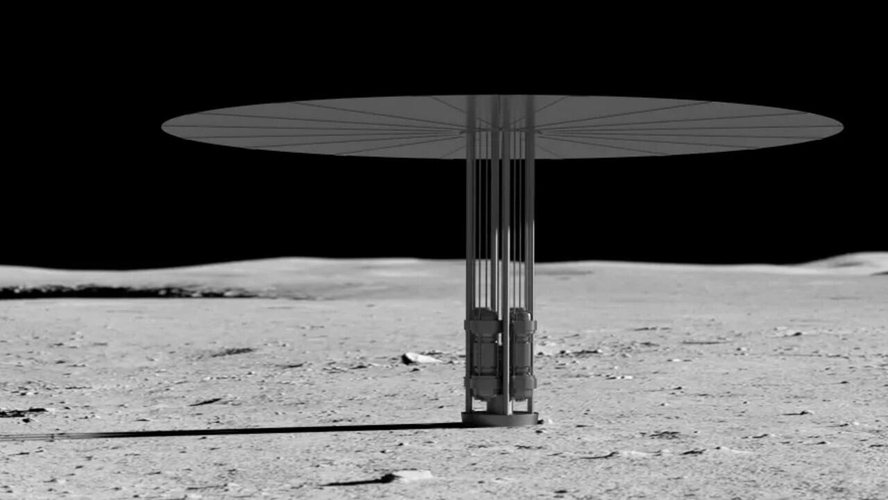 Así funcionará el reactor nuclear que la NASA quiere instalar en la Luna.