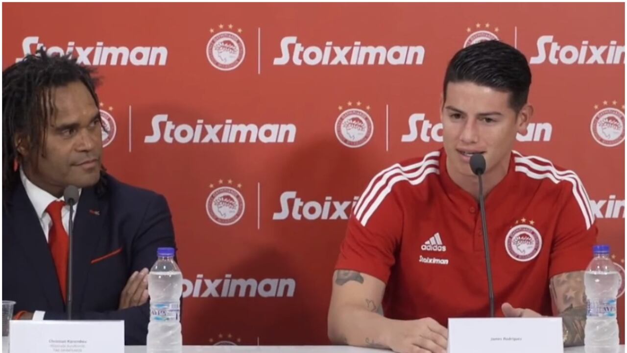 James Rodríguez en Olympiacos.