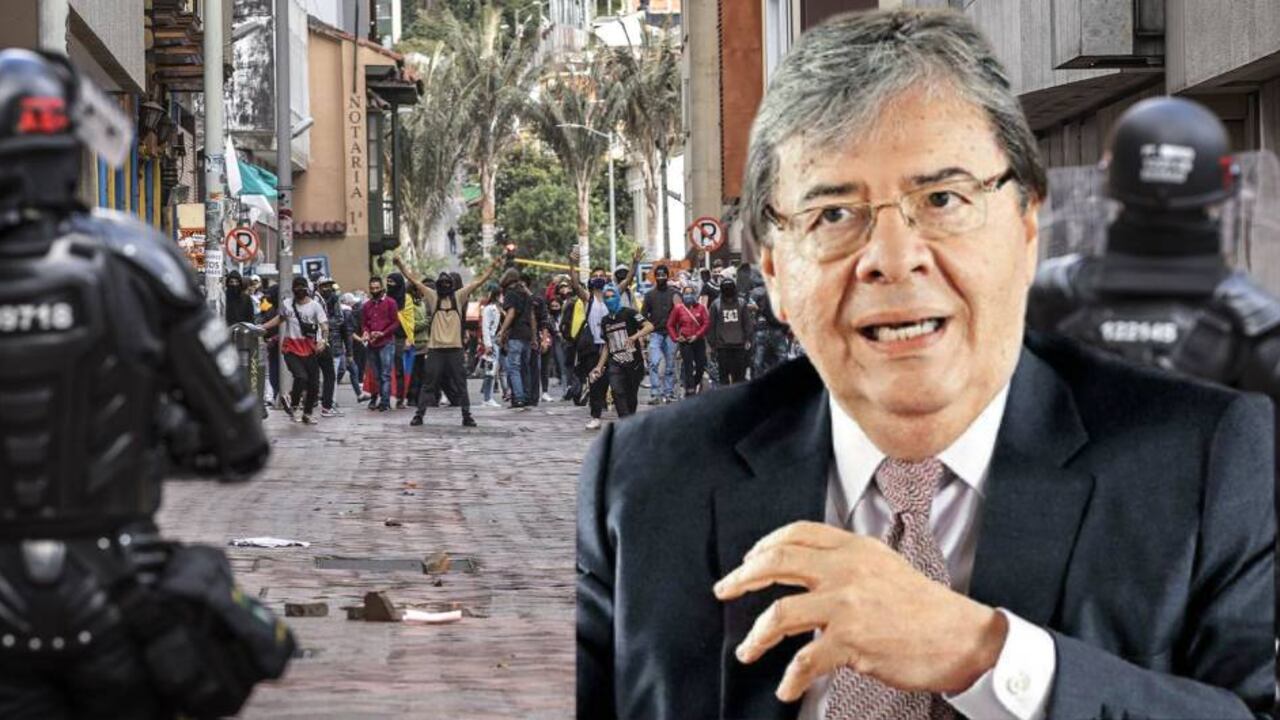 Carlos Holmes Trujillo habla sobre las protestas y enfrentamientos entre la Policía y civiles.