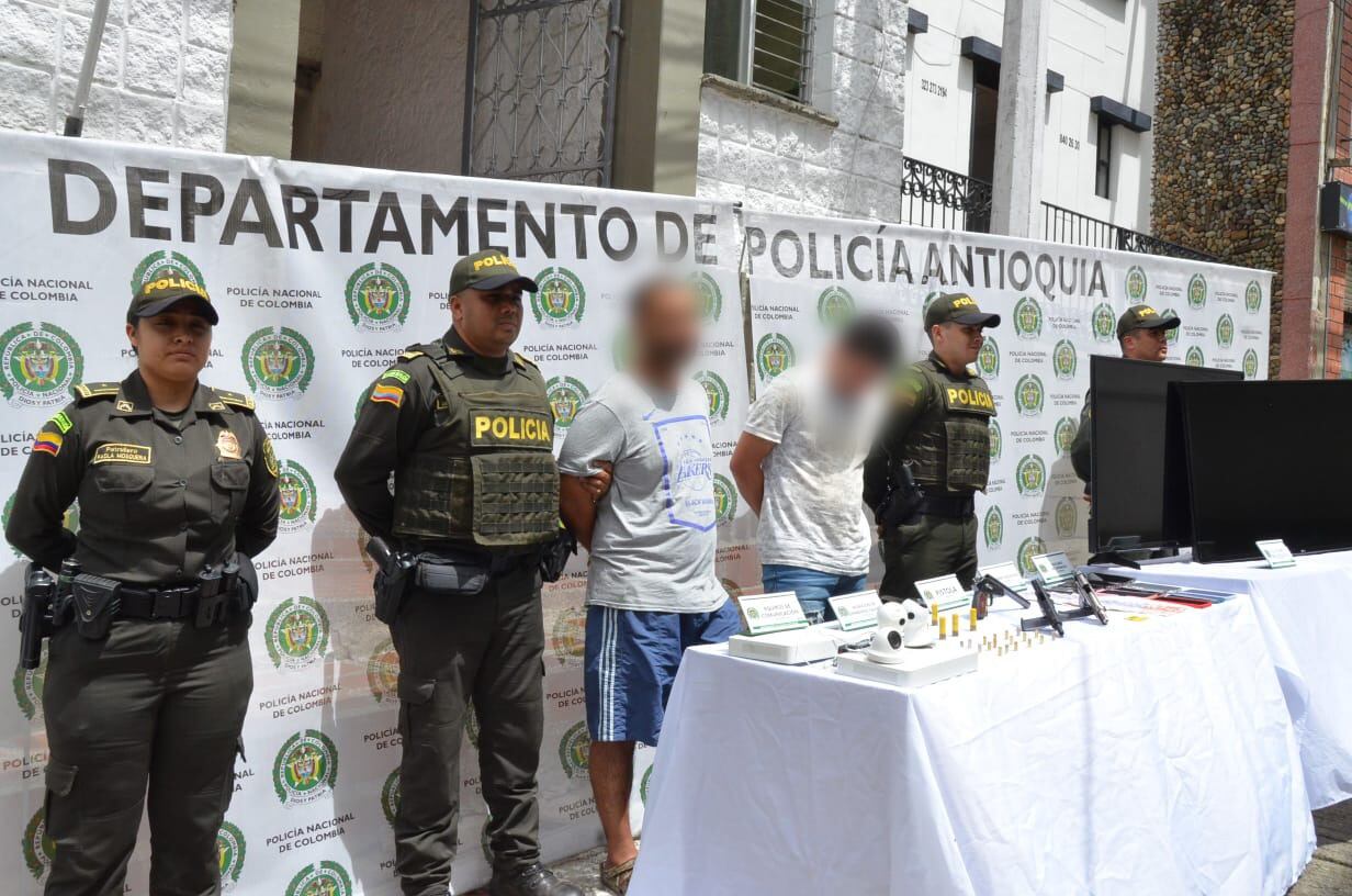 Ladrones capturados en Venecia, Antioquia.