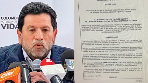 Luis Francisco Cante, directivo de Migración Colombia denunciado por acoso sexual, no fue destituido.