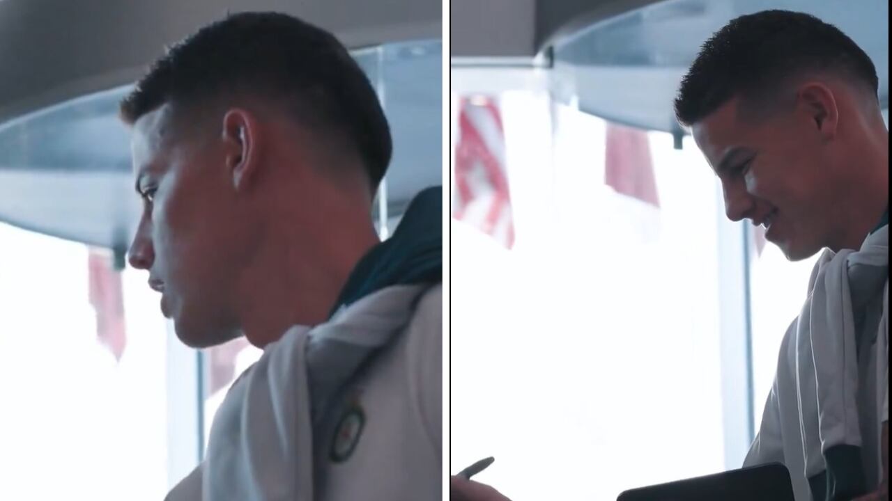 James Rodríguez recibió regalo de hinchas en México.