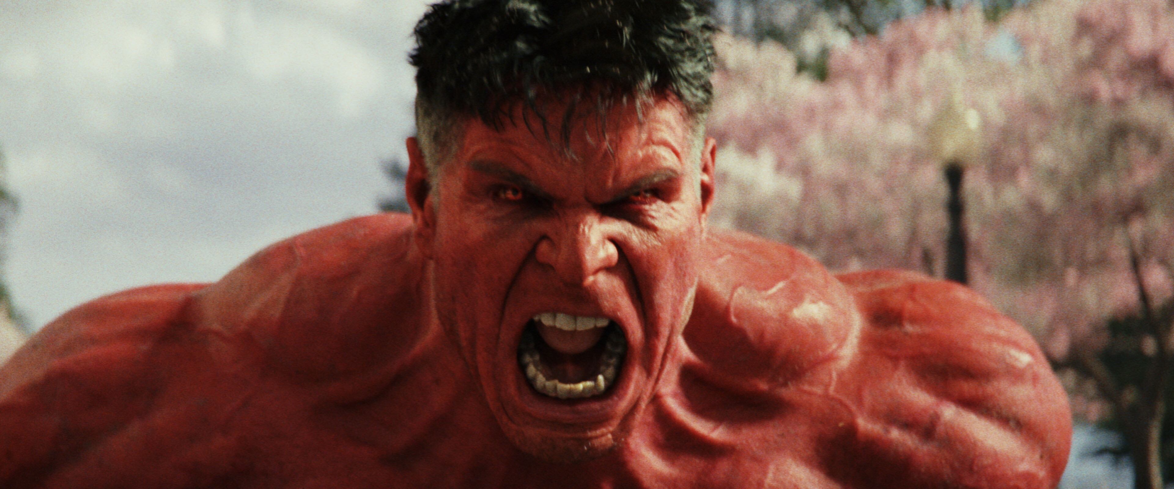 Red Hulk/Presidente Thaddeus Ross (Harrison Ford) en CAPITÁN AMÉRICA: UN MUNDO NUEVO de Marvel Studios. Foto cortesía de Marvel Studios. © 2024 MARVEL.