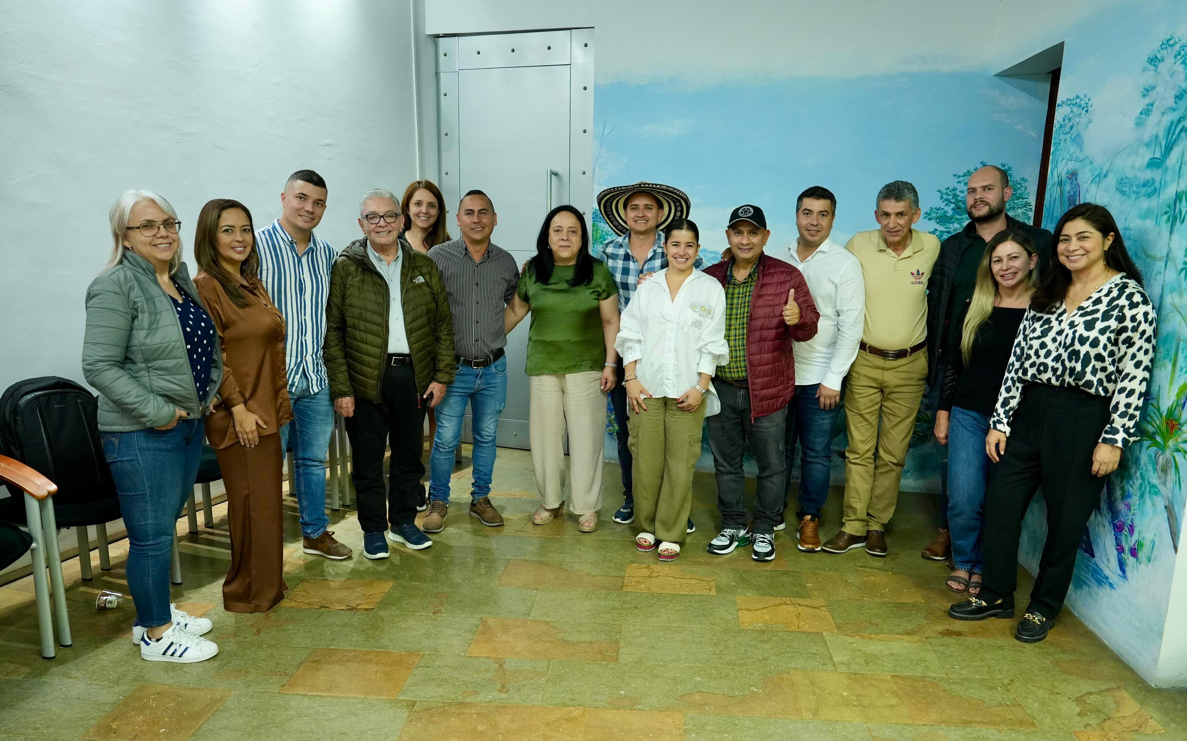 Reunión de paz en Corantioquia.