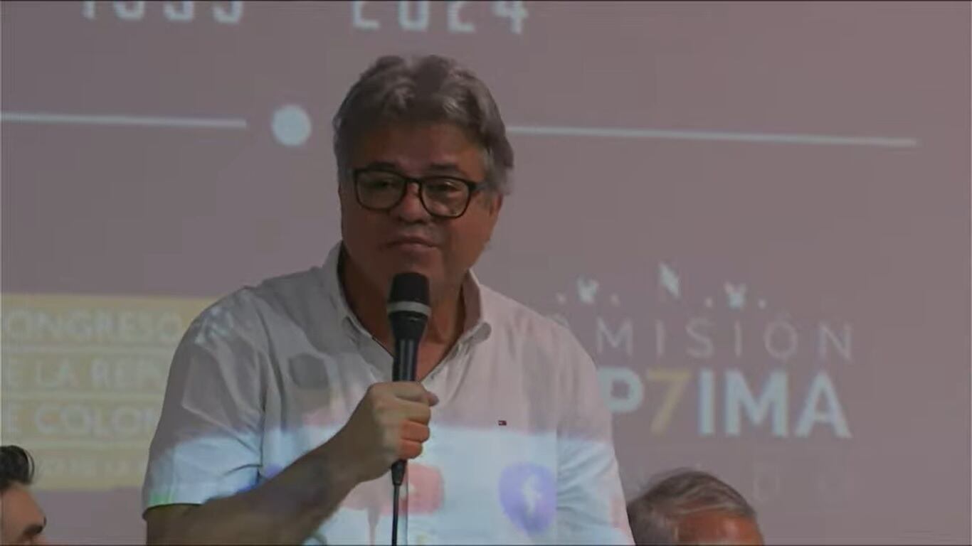 Senador Wilson Arias durante la audiencia pública de la reforma a la salud.