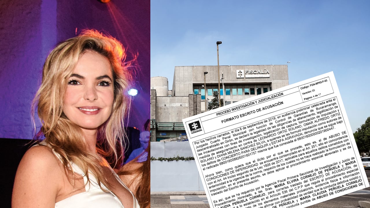 La Fiscalía tiene un expediente contra la exreina de Santander María Claudia Peñuela, En él la señala de aprovecharse de un adulto mayor con trastorno mental.