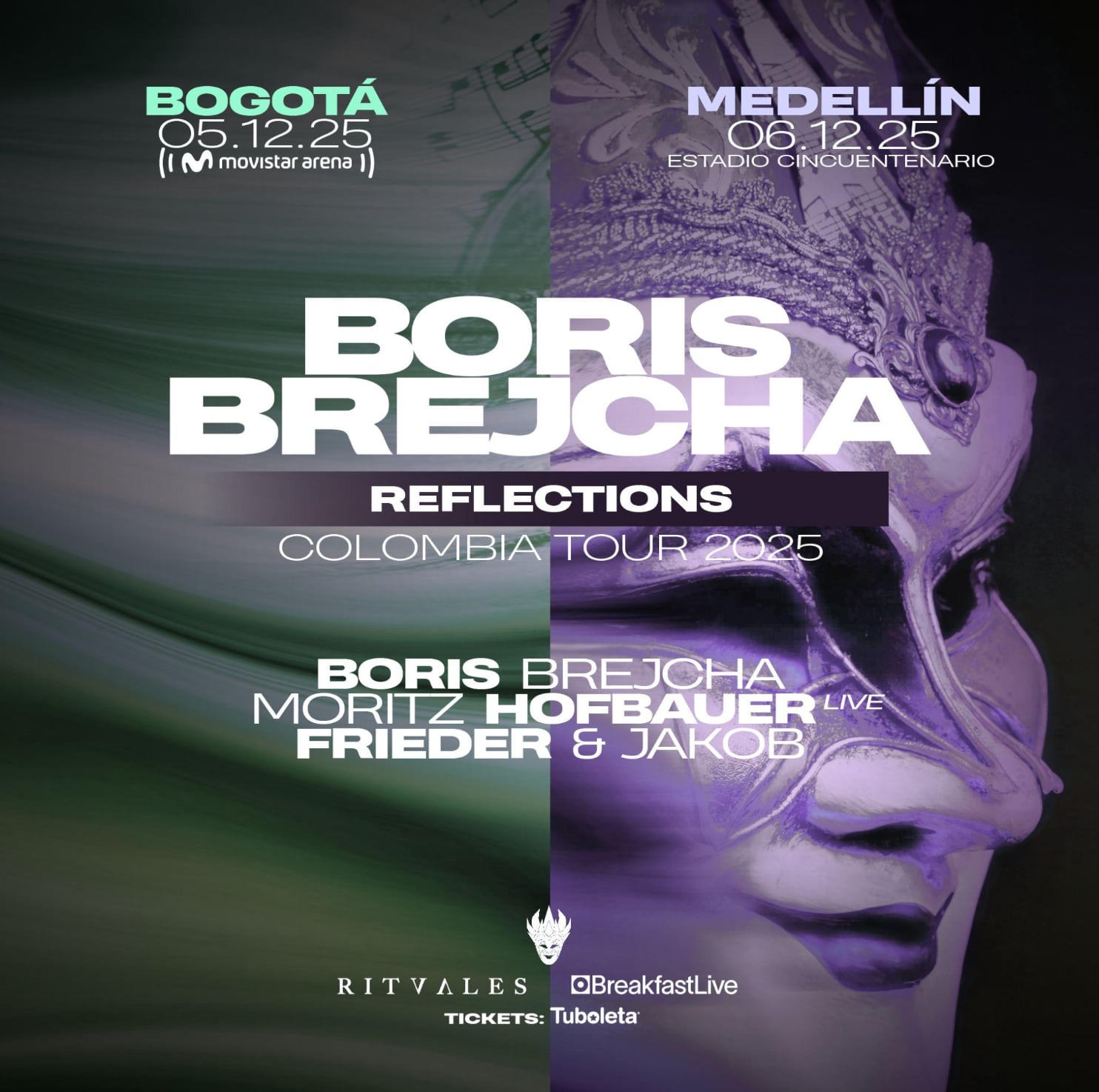 Concierto de Boris Brejcha en Bogotá y Medellín este 2025