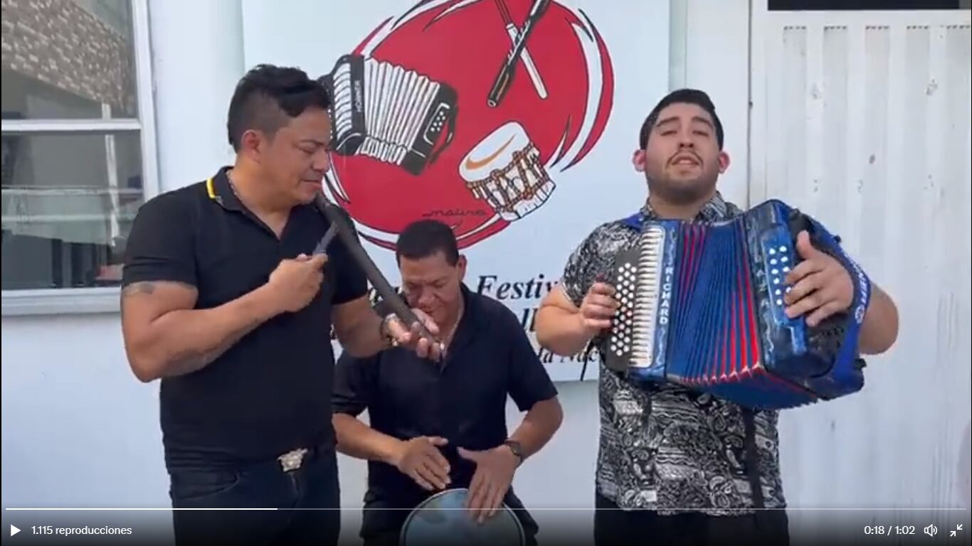 Richard Enrique Daza Flórez, de Chicago Illinois Usa, es el primer acordeonero