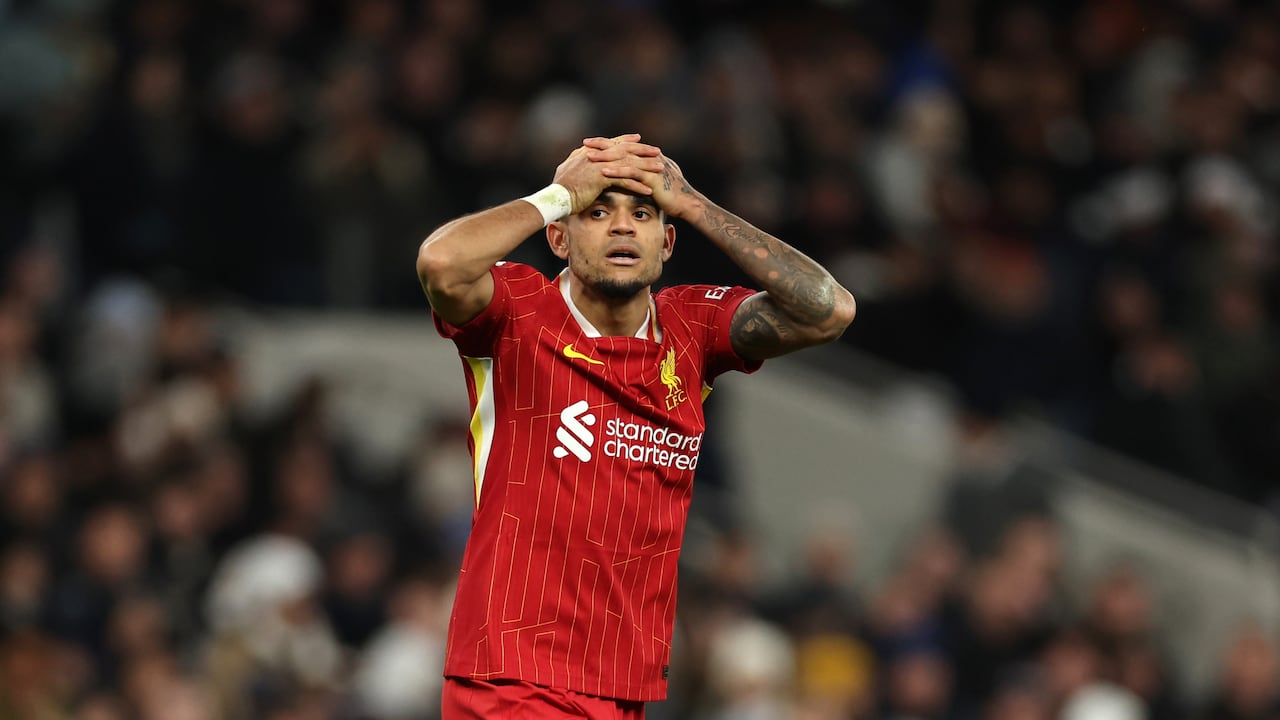 Luis Díaz, delantero del Liverpool.