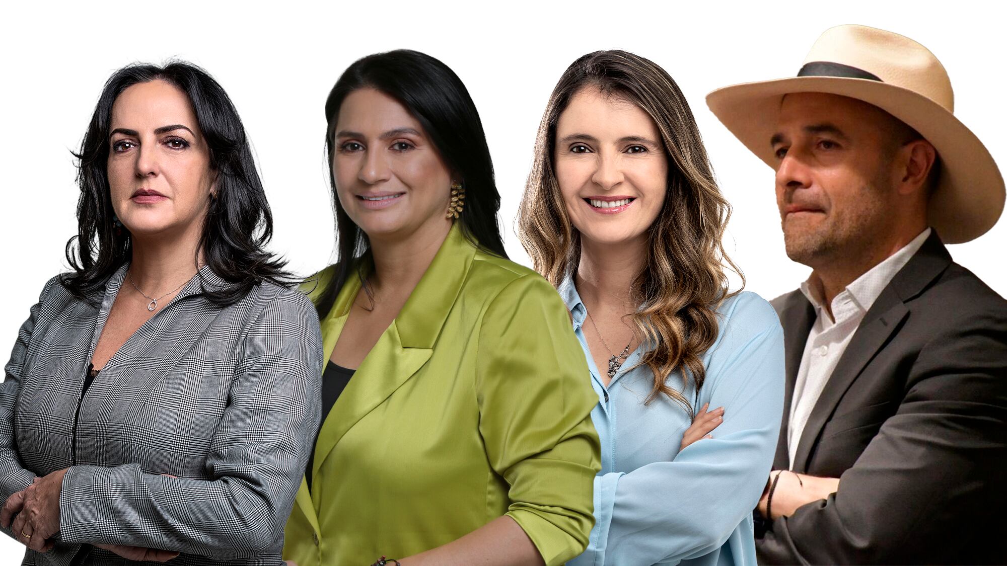María Fernanda Cabal, Paola Holguín, Paloma Valencia y andrés Guerra