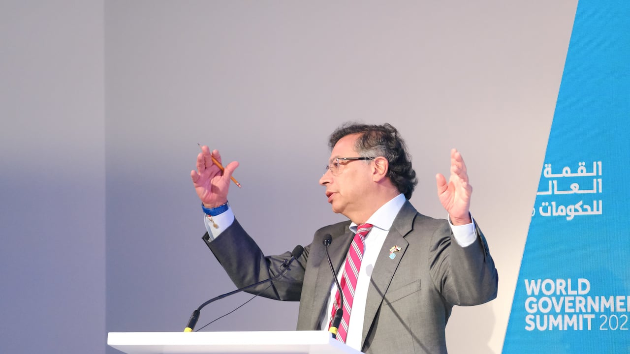 El presidente de Colombia, Gustavo Petro.