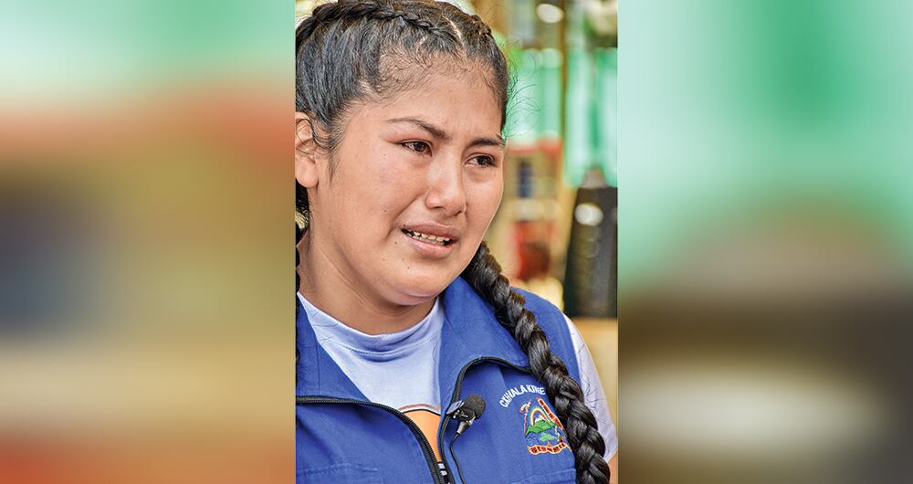 Francy Liliana Ascué les respondió a los criminales de las disidencias de las Farc que asesinaron el pasado sábado a su abuela Carmelina Yule.