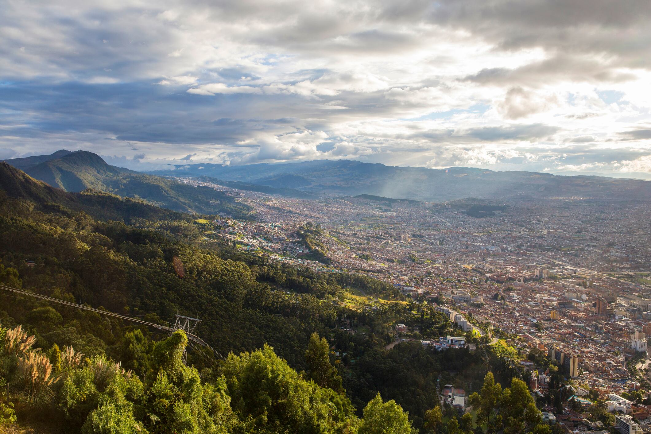 Panorámica de la ciudad de Bogotá