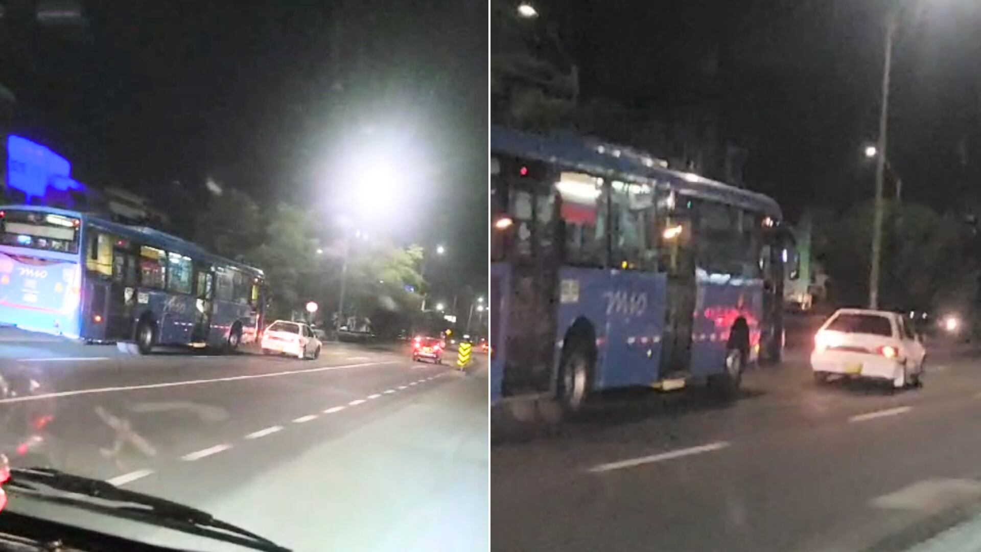 Se conoció una nueva versión sobre la persecución protagonizada por un autobús del MÍO.