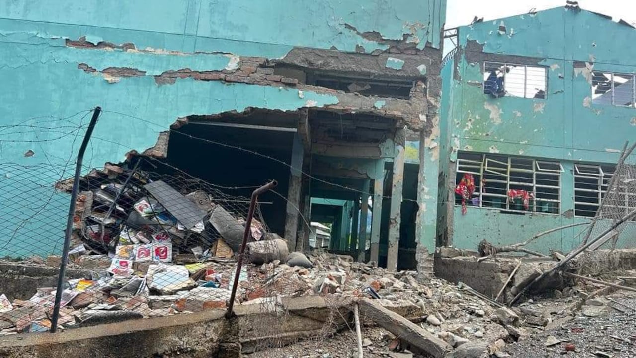 Así quedó el colegio donde estudió la vicepresidenta Francia Márquez