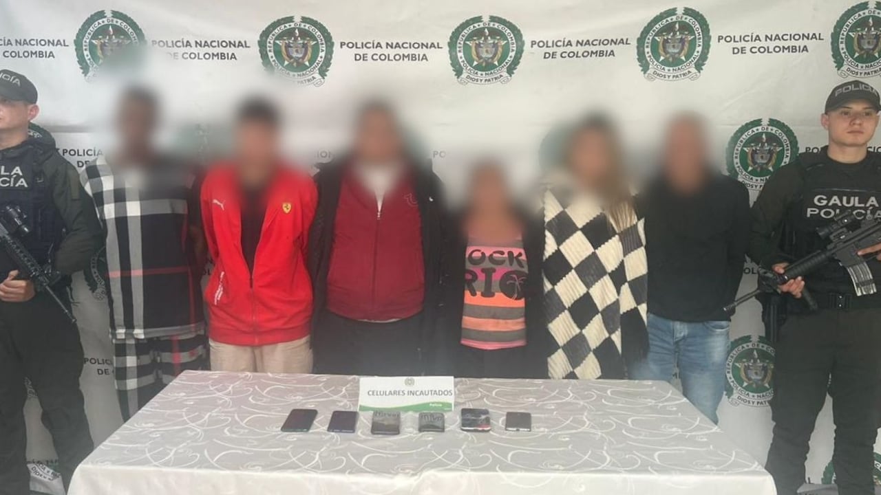 La captura de los presuntos integrantes de la banda 'La encomienda'.