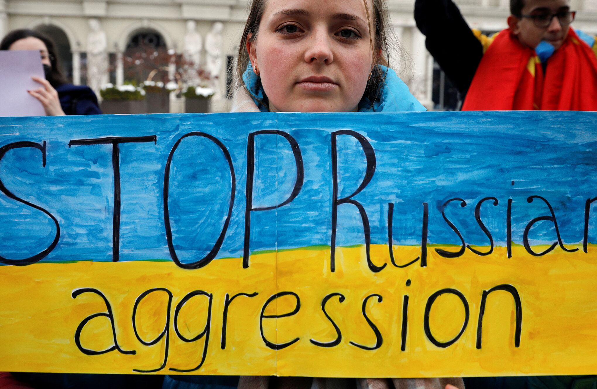 Marchas a favor de Ucrania.