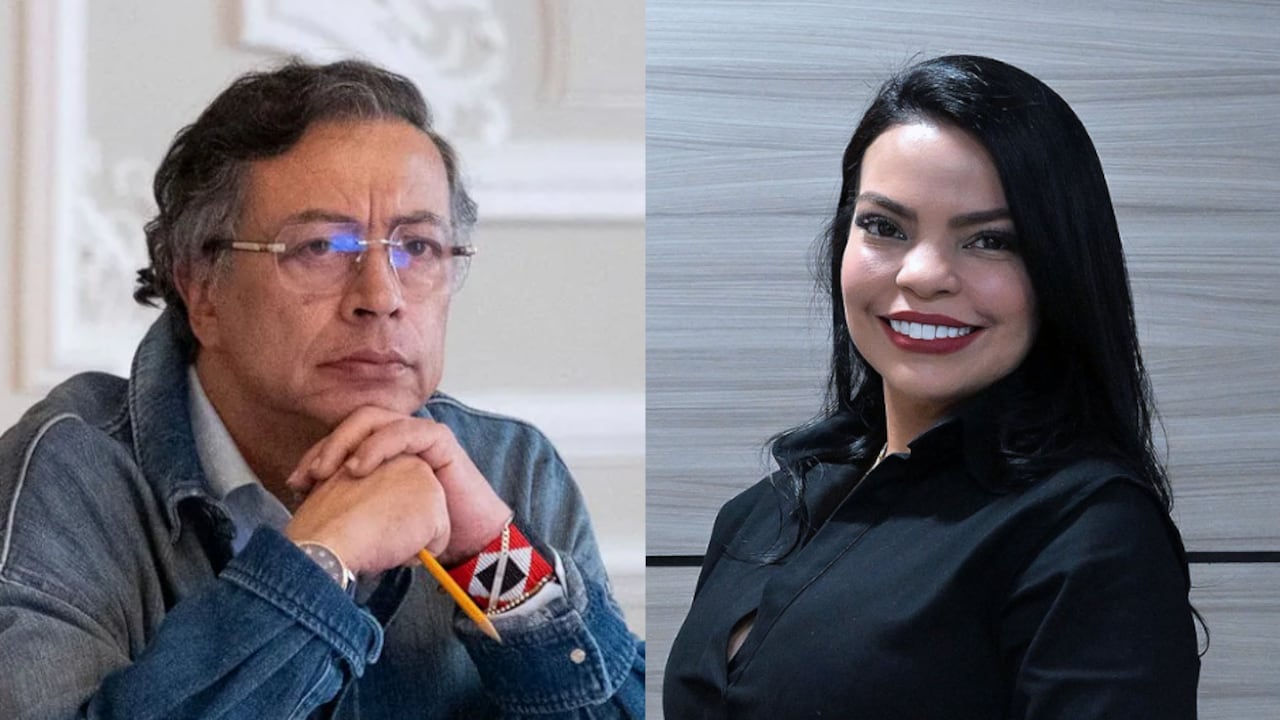 Gustavo Petro y Angélica Verbel.