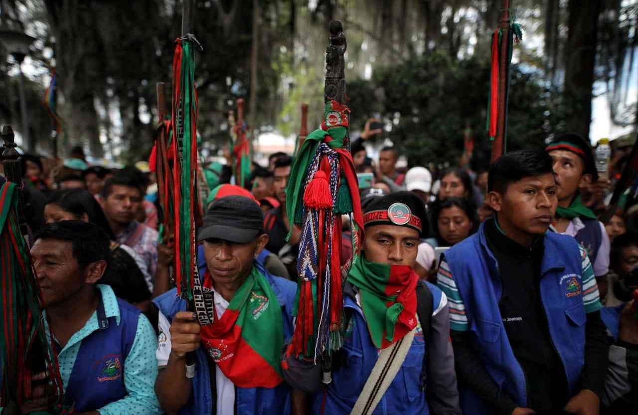Detrás de las protestas indígenas en el Cauca se encuentra el Consejo Regional Indígena del Cauca (Cric), la organización comunitaria más importante del país. FOTO: Esteban Vega