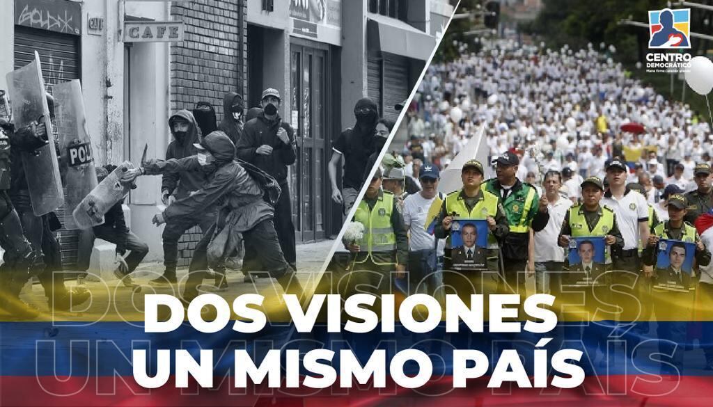 El Centro Democrático buscó marcar diferencias con el Pacto Histórico en el Congreso.