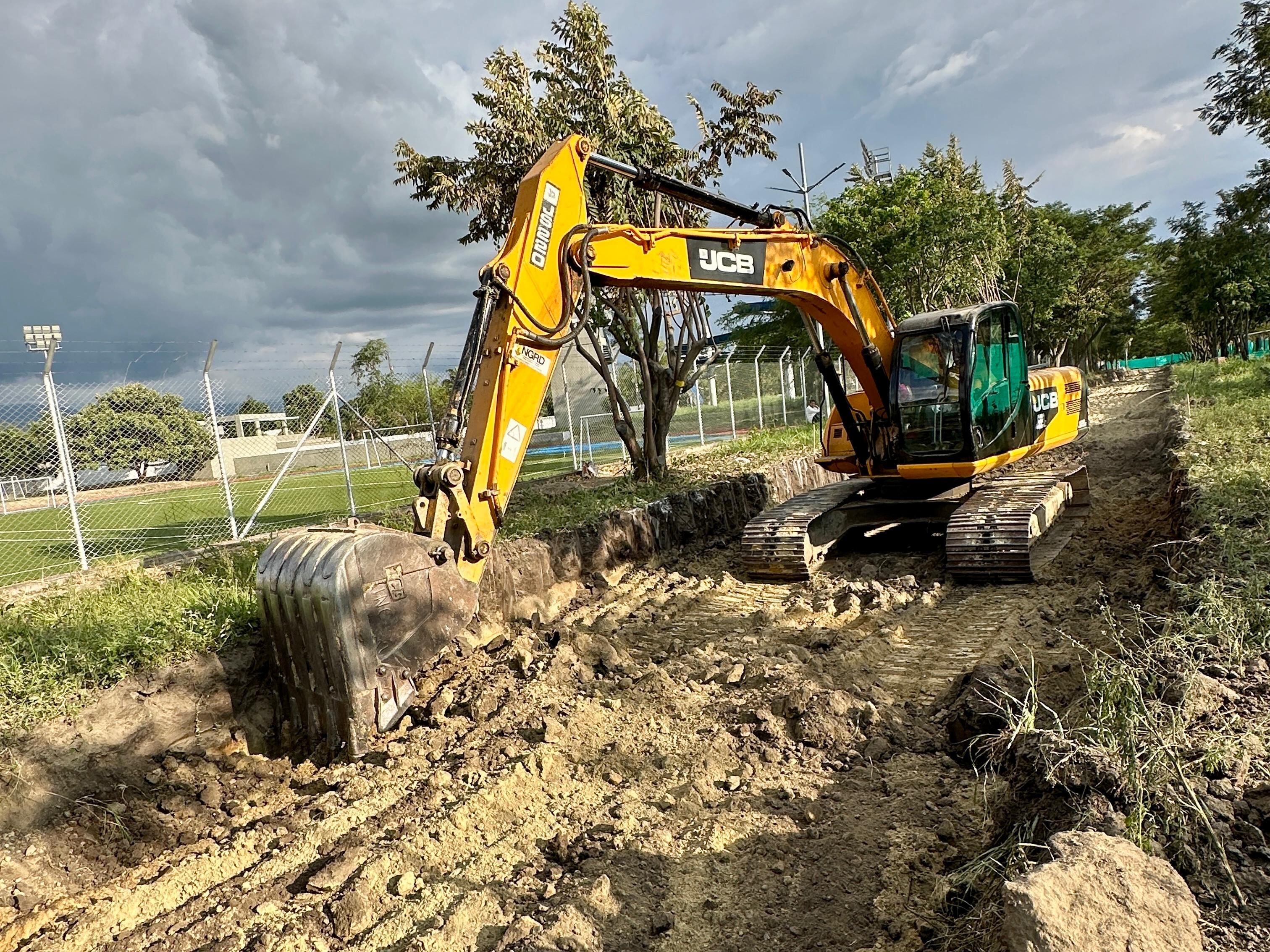 Bulevar La Carbonara en Palmira. Avance de la obra.