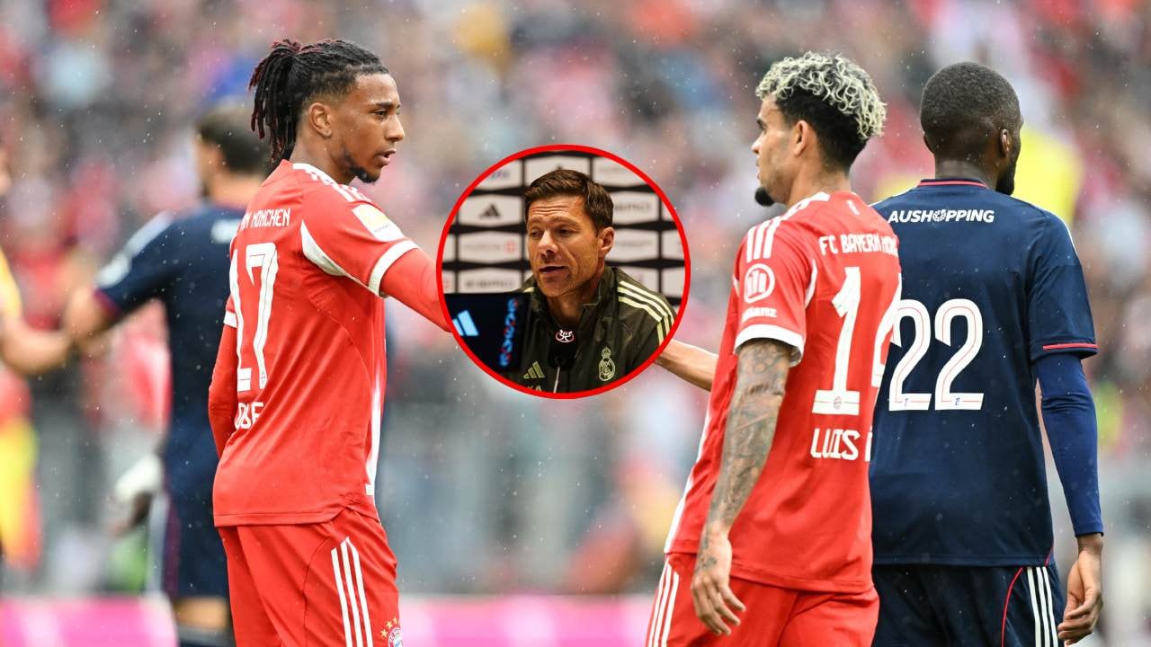 Michael Olise y Luis Díaz