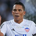 Carlos Bacca celebrando uno de sus goles en la Copa Libertadores 2024
