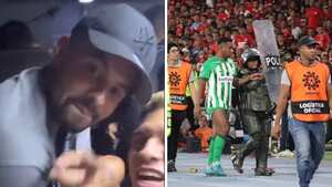 Así evacuaron a los jugadores de Nacional del Pascual.