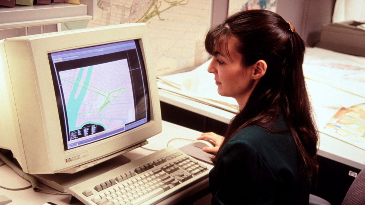 Computadores con salvapantallas.