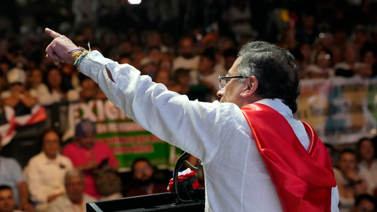 El presidente, Gustavo Petro, el 3 de octubre de 2025 en Ibagué (Tolima)