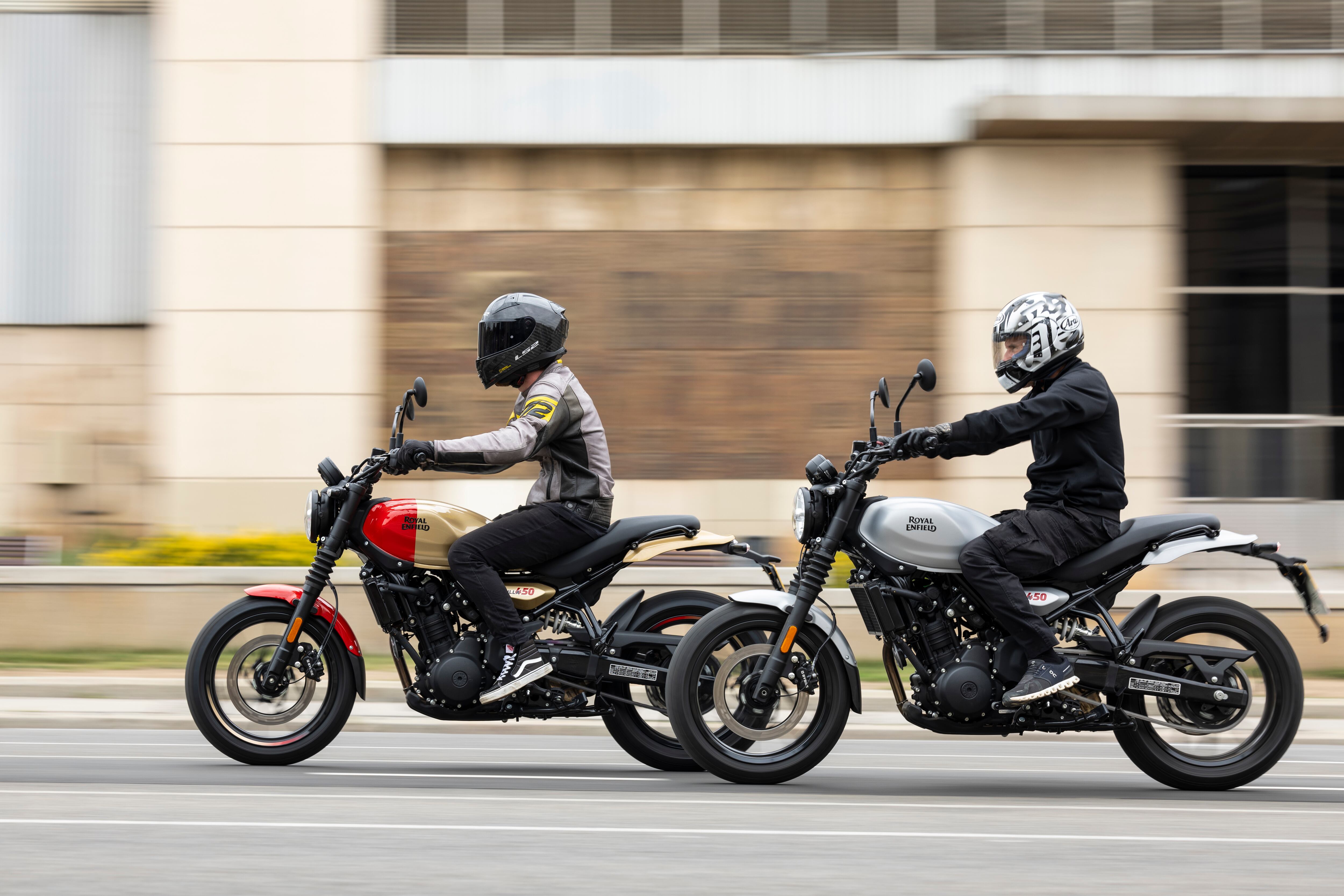 Royal Enfield presentó en primicia para Colombia sus dos nuevos modelos: la GRR 450 y la Bear 650.