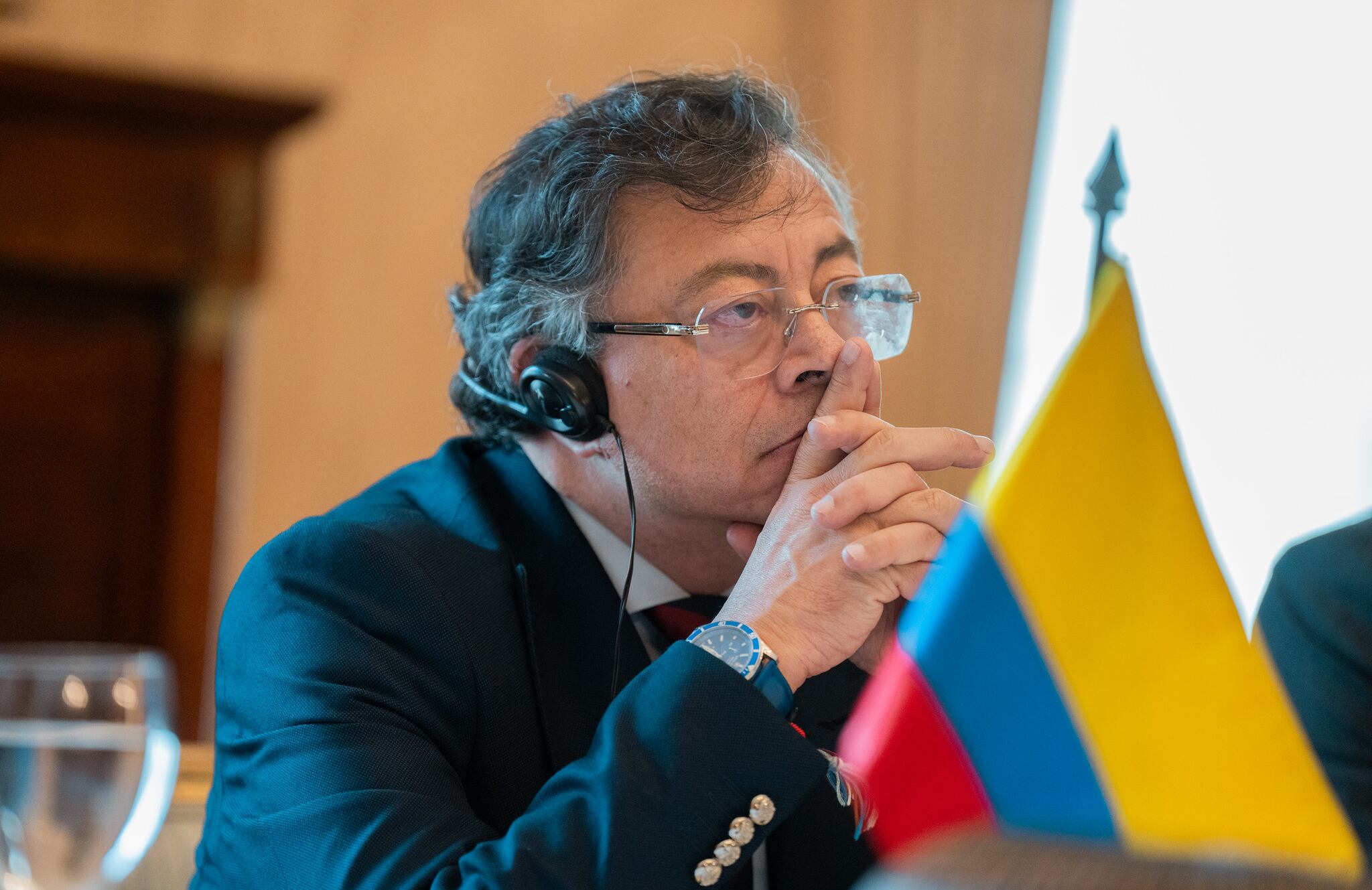 El presidente, Gustavo Petro, el 20 de noviembre de 2025, en Bogotá