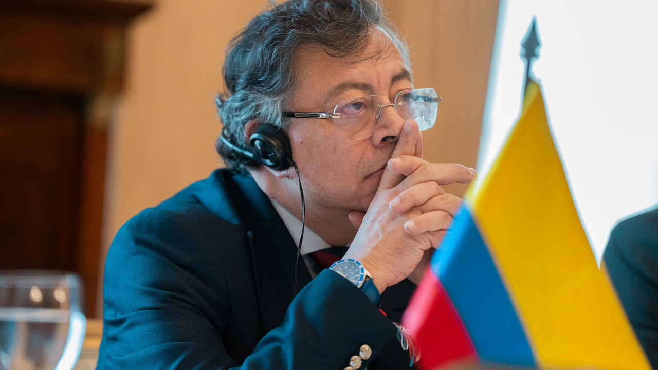 El presidente, Gustavo Petro, el 20 de noviembre de 2025, en Bogotá