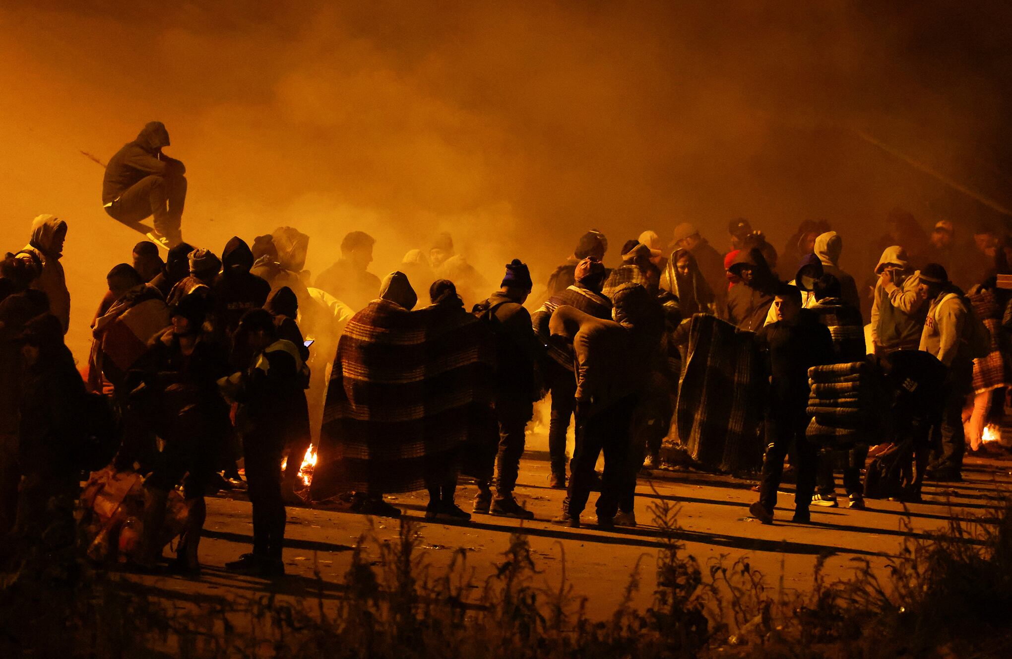 En imágenes : Las solicitantes de asilo cruzan Río Bravo hacia Estados Unidos.