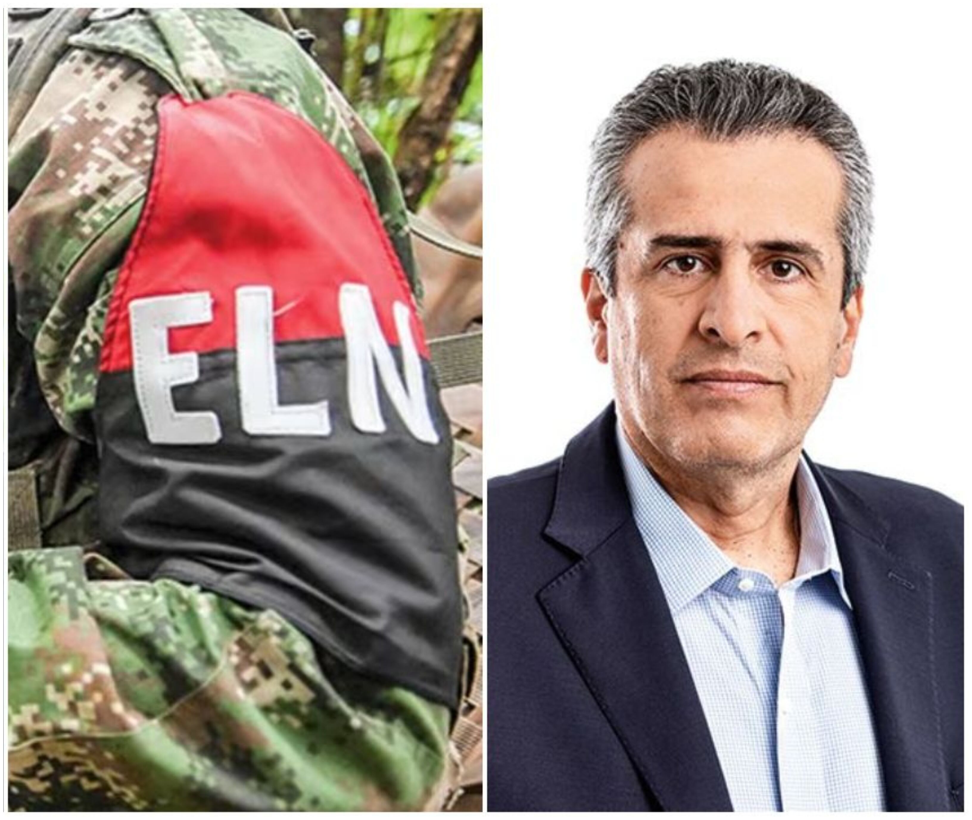 Ministro del Interior Luis Fernando Velasco y el ELN