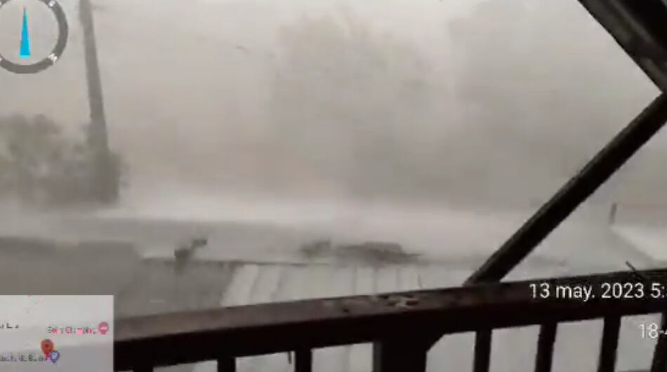 Vendaval en San Luis, Antioquia.