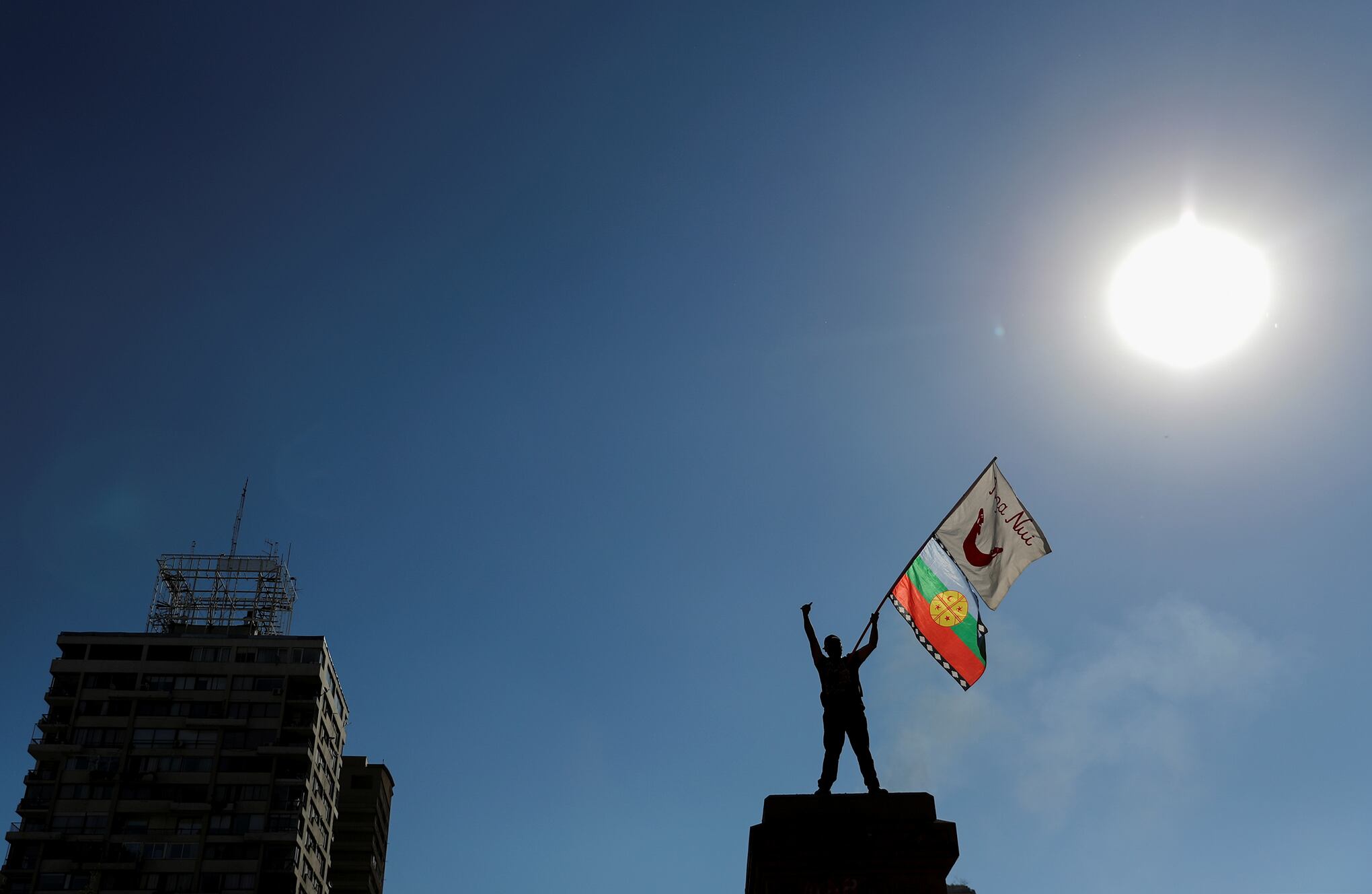 En Imágenes : Protestas en Chile por aniversario contra el gobierno