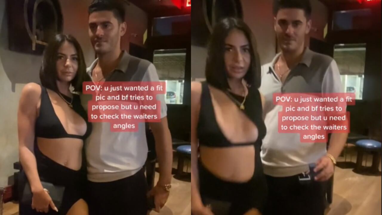 La pareja protagonizó un momento que se hizo viral en plataformas digitales.